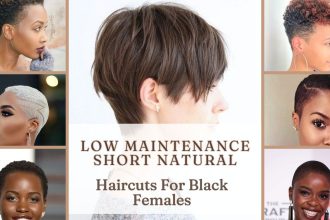 low maintenance short natural haircuts for black females